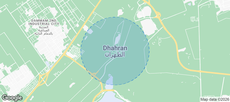 Dhahran Airbnb map